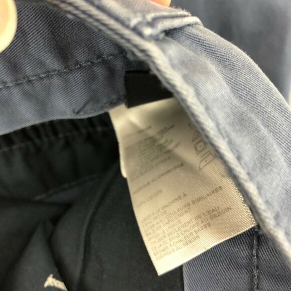 Nautica Men's Straight Leg Chino Casual Pants 38X30 Blue 100% Cotton Flat Front - Picture 5 of 6